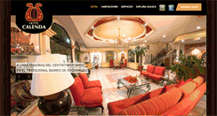 Desktop Screenshot of hotelcalenda.com